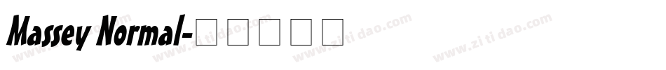 Massey Normal字体转换